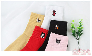 【謙巽諸暨襪子批發(fā)春夏新款全棉刺繡動(dòng)物女士襪子中筒襪子女廠家qx-cx03】諸暨市大唐謙巽針織廠 - 產(chǎn)品庫(kù)